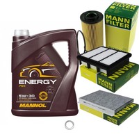 Mann Inspektionspaket 5L Mannol Energy 5W-30 FüR Hyundai I30 1.6 Crdi