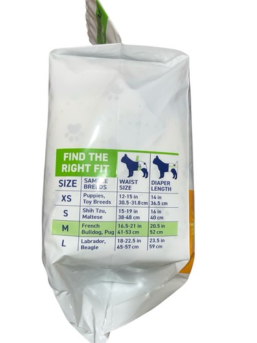 Arm & Hammer for Pets Disposable Female Dog Diapers - Medium 12 PK (60 Count) - Picture 2 of 7