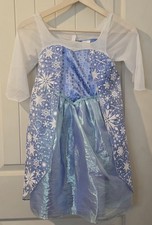 Disney Frozen Elsa Dress Costume Plays Music Lights Up Size 4-6X