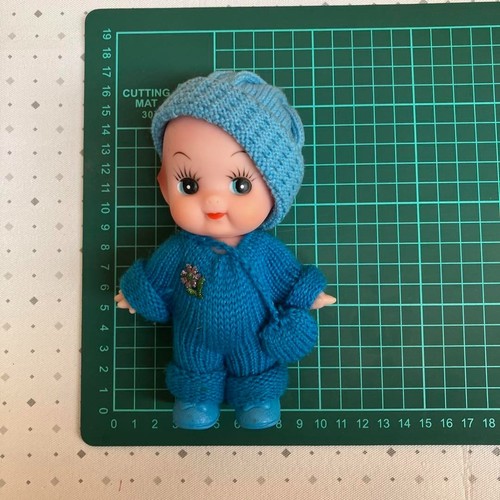 Lotto 5 bambole KEWPIE giapponesi grandi sm vintage Cupie QP Angel Wing baby figure Giappone - Foto 10 di 13