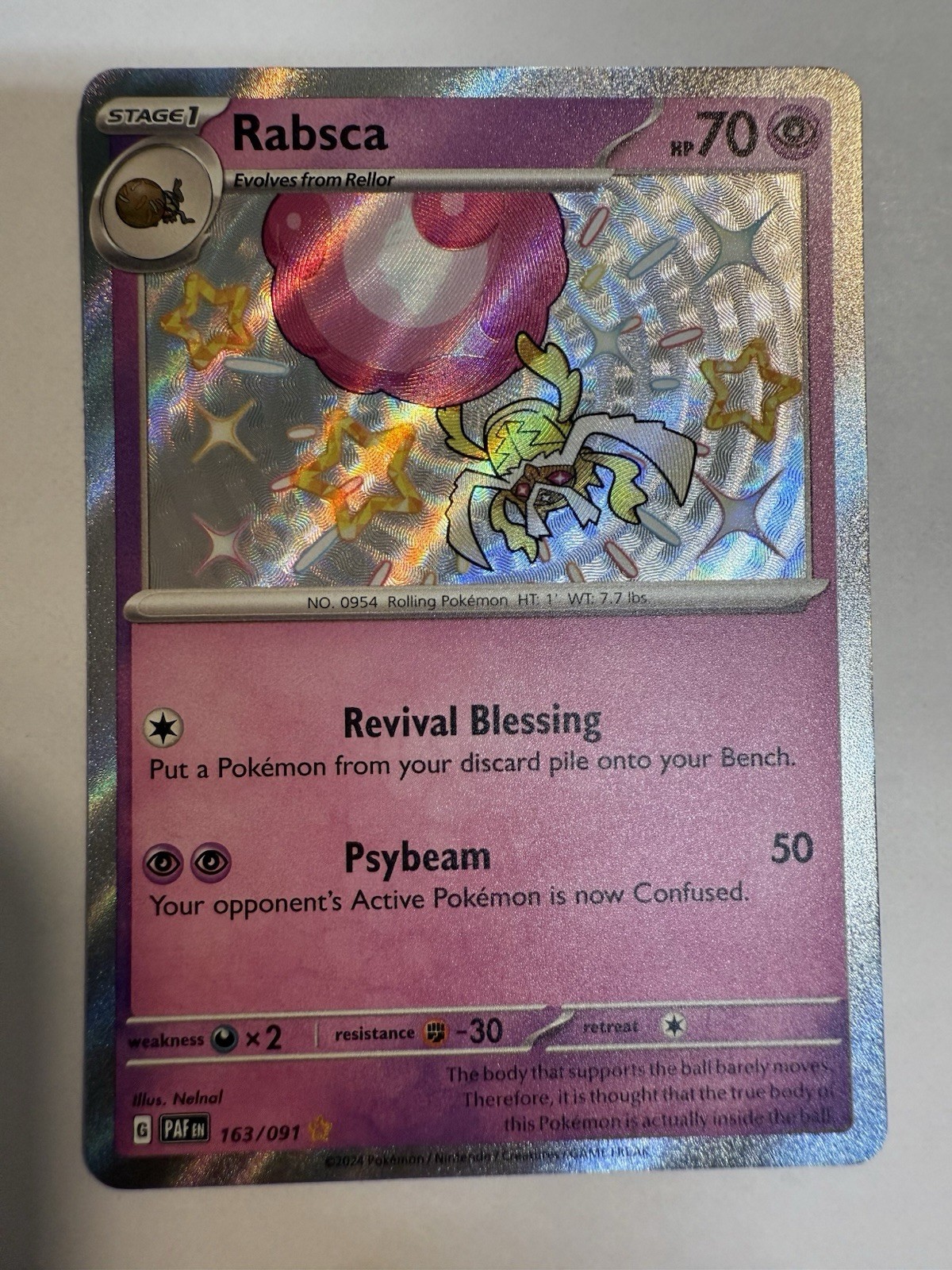 Rabsca 163/091 SV: Paldean Fates Holo
