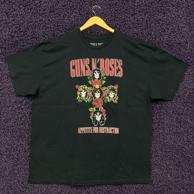 Guns N  Roses Appetite for Destruction Cross T-Shirt Size XXL