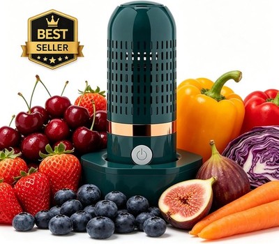 Purepod Produce Cleaner - Portable Fruit and Vegetable Washing Machine, Cordless