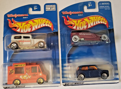 HOT WHEELS 2 packs of 2 cars, WALGREENS SERIES 2 & 3 EXCLUSIVE TWO-PACKS MIP