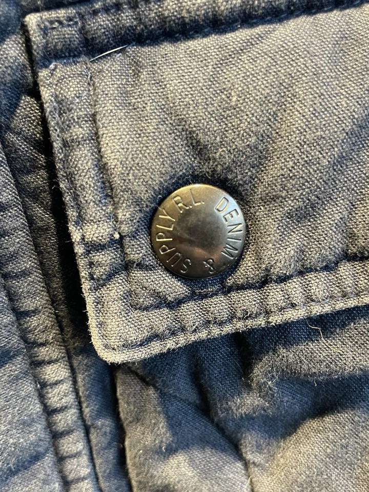 Винтажная легкая куртка-бомбер Ralph Lauren Denim Supply с флагом США размер M - Изображение 4 из 4