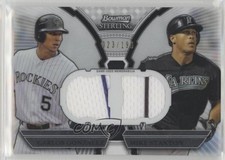 2011 Bowman Sterling /196 Carlos Gonzalez Giancarlo Stanton (Mike on Card) 00h0