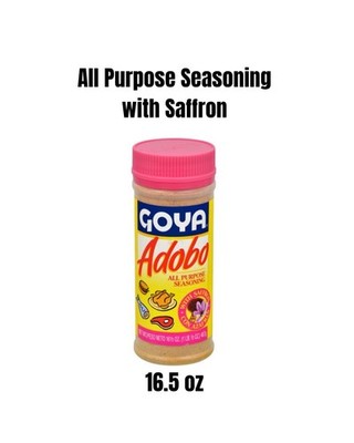 Goya Adobo All Purpose Seasoning With Saffron 16.5oz