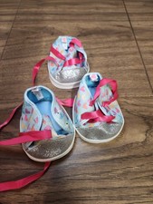 Build A Bear Heart Glittet Shoes Set Of 3