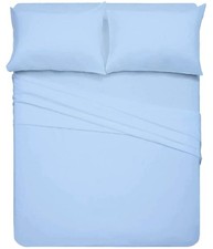 RV/Short Queen Sheet Set, Camper Queen Sheet Set, 4-Piece Bed Sheets for Camp...