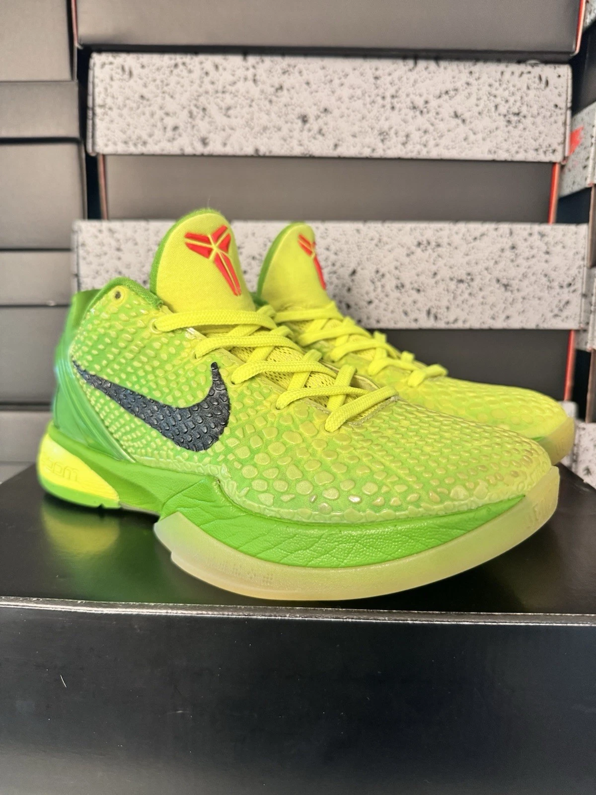Nike Zoom Kobe 6 Protro Grinch 2020 (CW2190 300) Taille 7 Premium Supreme