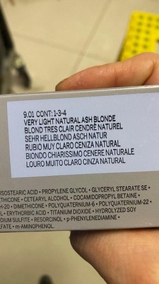 9.01 very light natural ash blonde revlon revlonissimo colorsmetique color 60ml