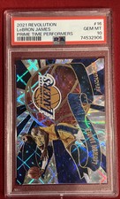 PSA 10 - 2021 Panini Revolution LeBron James #16 Prime Time Performers (Low Pop)