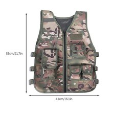 (Camouflage Color Adult)Children Waistcoat Military Camouflage Vest LW