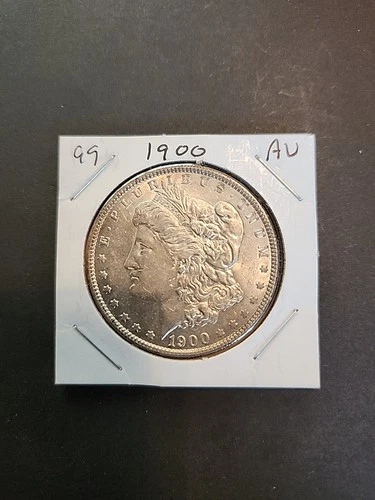 1900 Morgan Silver Dollar In About Uncirculated Condition - Selling Single Coin