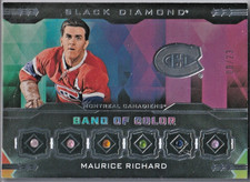 2023-24 BLACK DIAMOND BC-MR MAURICE RICHARD BAND OF COLOR 8/23 RARE SHORT PRINT