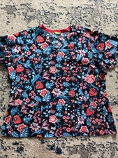 Vera Bradley Scrub Top with Pockets, Beautiful Floral Pattern Pattern, Size XL