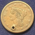 Photo of a 1840-P Large Cent from an eBay sale