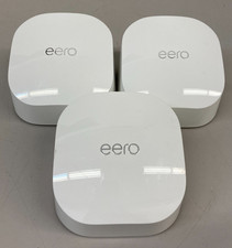 Lot of 3 Eero 6 Mesh Dual Band Wi-Fi Extender Model R010001