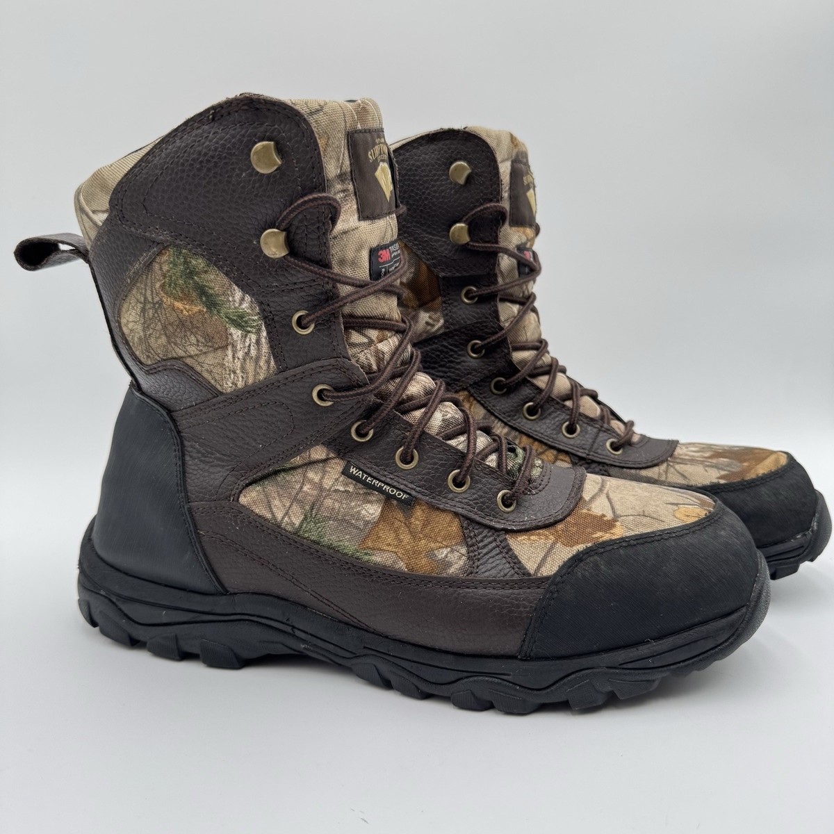 Herman Survivors Waterproof Boots Men 12 W Thinsulate Camo