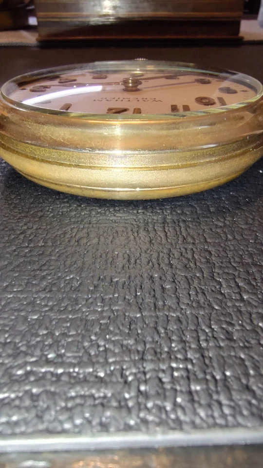 Reloj de bolsillo Waltham Premier 1939 8 días, modelo L-670, grado: 687, tamaño: 6,75 L Foto 4 de 4