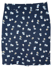 ANN TAYLOR Women's Cotton Viscose Straight Pencil Skirt Floral Multicolor Size 4