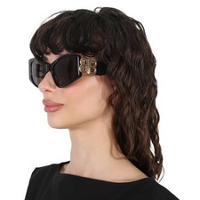 Balenciaga Grey Cat Eye Ladies Sunglasses BB0287S 001 55 BB0287S 001 55