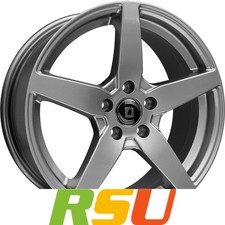 4x Diewe Inverno argento silber 7.5x18" ET40 LK5 112 ML 66.6 Alufelgen 18 Zoll