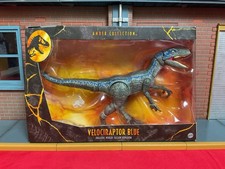 Jurassic World Velociraptor Blue 6" Action Figure with Stand - Ages 8 