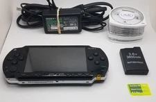 Sony PSP-1001 Black Console Bundle *Includes Battery/Charger & 10 Games*