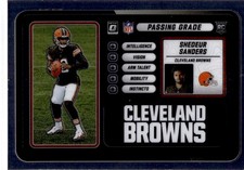 2025 Shedeur Sanders Donruss Optic - Passing Grade 3 NM Rookie Browns