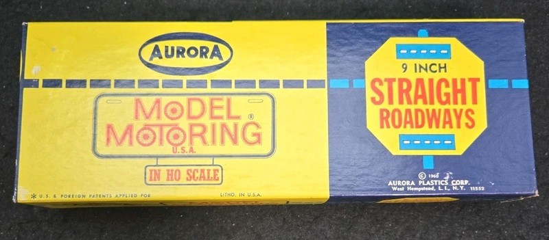 1960 Aurora Model Motoring USA Original Box #1517 9in Complete 3@338