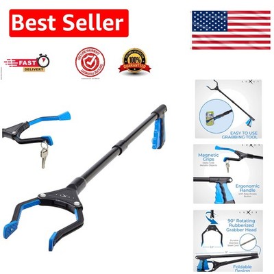 32'' Steel Grabber Reacher Tool - Magnetic Grip & Lightweight for Easy Use