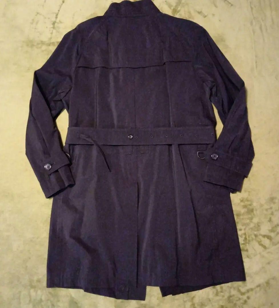 BURBERRY LONDON Men's Long Trench Coat, Black, Size M thumbnail 4