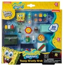 SpongeBob SquarePants Teeny Krusty Krab Playset   20-Piece Mini Figure Set   New