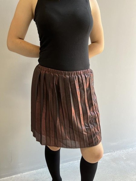 Women Isabel Marant Skirt Burgundy Polyester 36