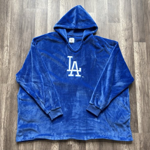 Los Angeles Dodgers Sweatshirt Mens One Size Fleece Blanket Throw Baseball MLB