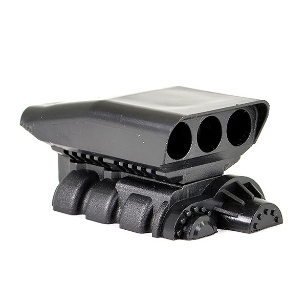 Fastrax RC Scale Model Car Imitation Supercharger Engine Block - Black