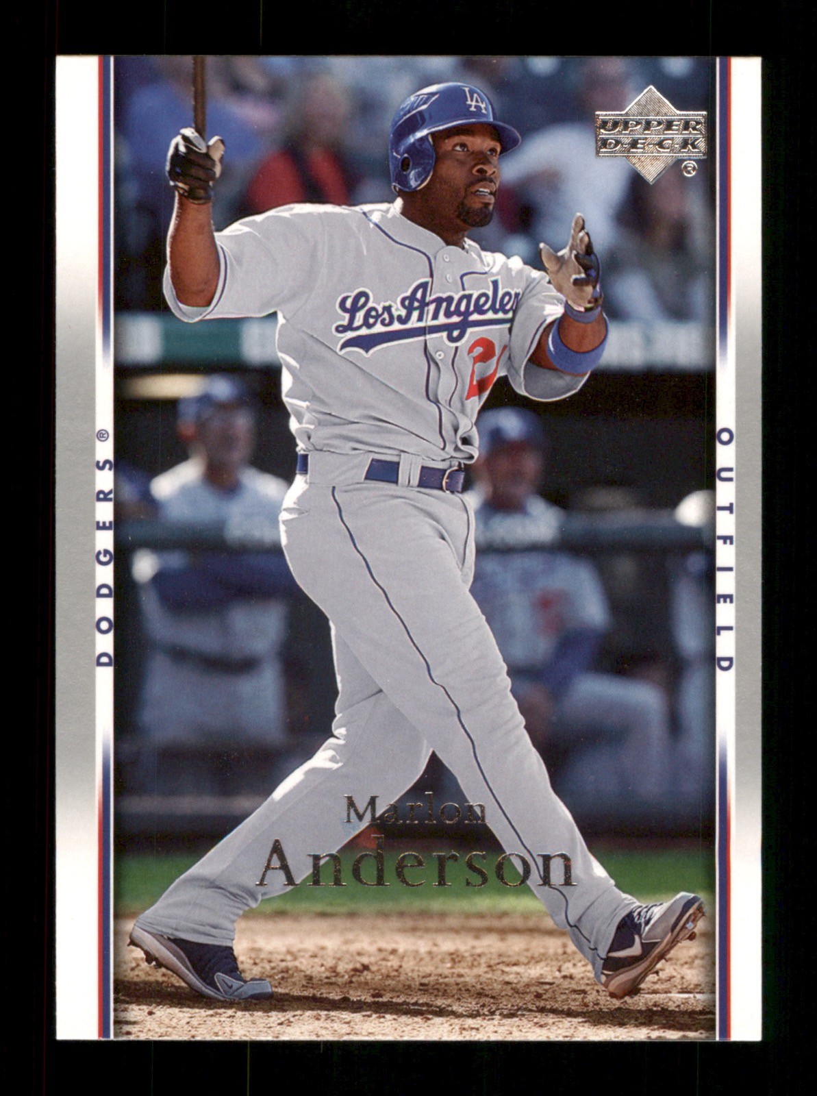 Marlon Anderson 2 Dodgers Baseball 2007 Upper Deck 776 Sports Trading Card