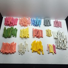 Lot of 230 Vintage Curlers Perm Rod Rollers Assorted Sizes Vintage Hair Wave Rod
