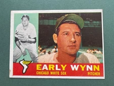 1960 Topps Baseball Early Wynn #1 Chicago White Sox Vintage Card