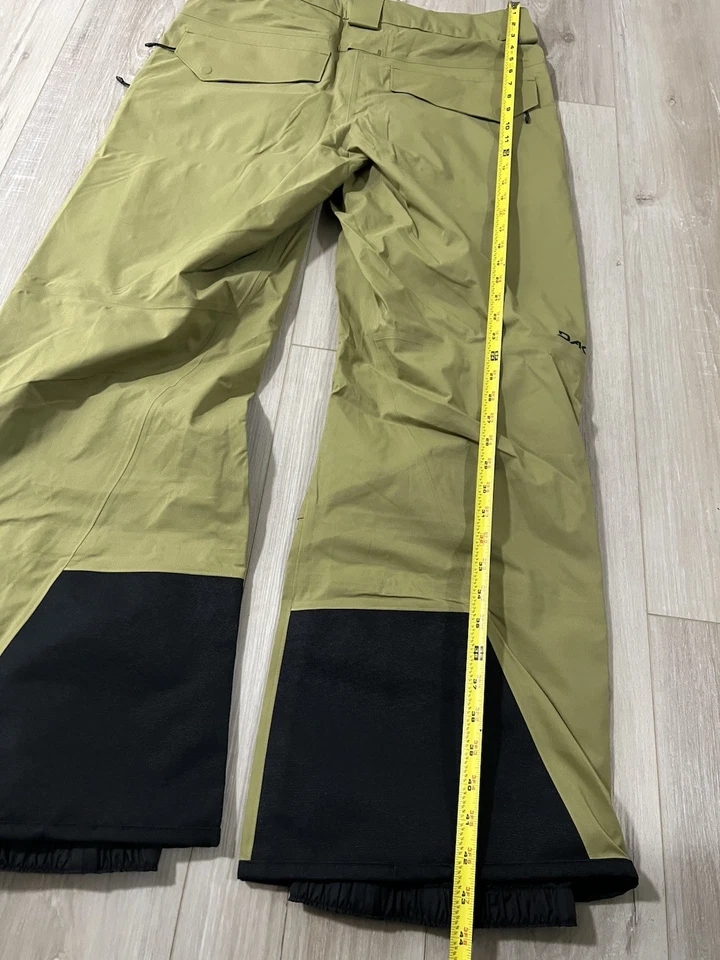DAKINE Sender Stretch 3L Hose Herren Gr. M Grün Recco 20k Stretch Kordelzüge. - Bild 4 von 4
