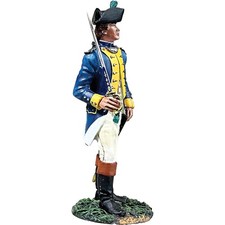 French Royal Deux-Ponts Officer 1/30 Figure William Britain 16186