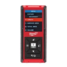 Milwaukee 48-22-9802 Backlit Color Screen Laser Distance Meter, 150' Range