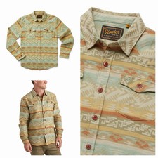 Howler Bros Sheridan Flannel Shirt Mens M Medium Aztec Southwestern SOLD OUT NEW