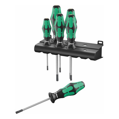 Wera 05028062001 TORX Screwdriver Set with Rack (6-Piece Set)