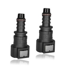 2 PCS Fuel Line Quick Connector, Bundy Female to Hose Barb Fuel Line Straight