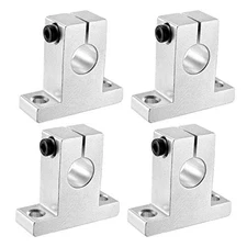 uxcell 4PCS SK12 Aluminum Linear Motion Rail Guide Rod Support 12mm Shaft