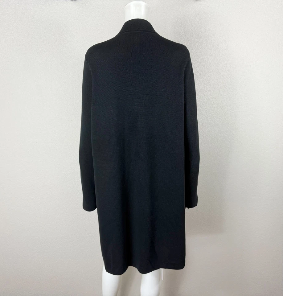 EILEEN FISHER Woman Silk Cotton Interlock Long Cardigan/Jacket 1X - NTSF - image 4 of 4