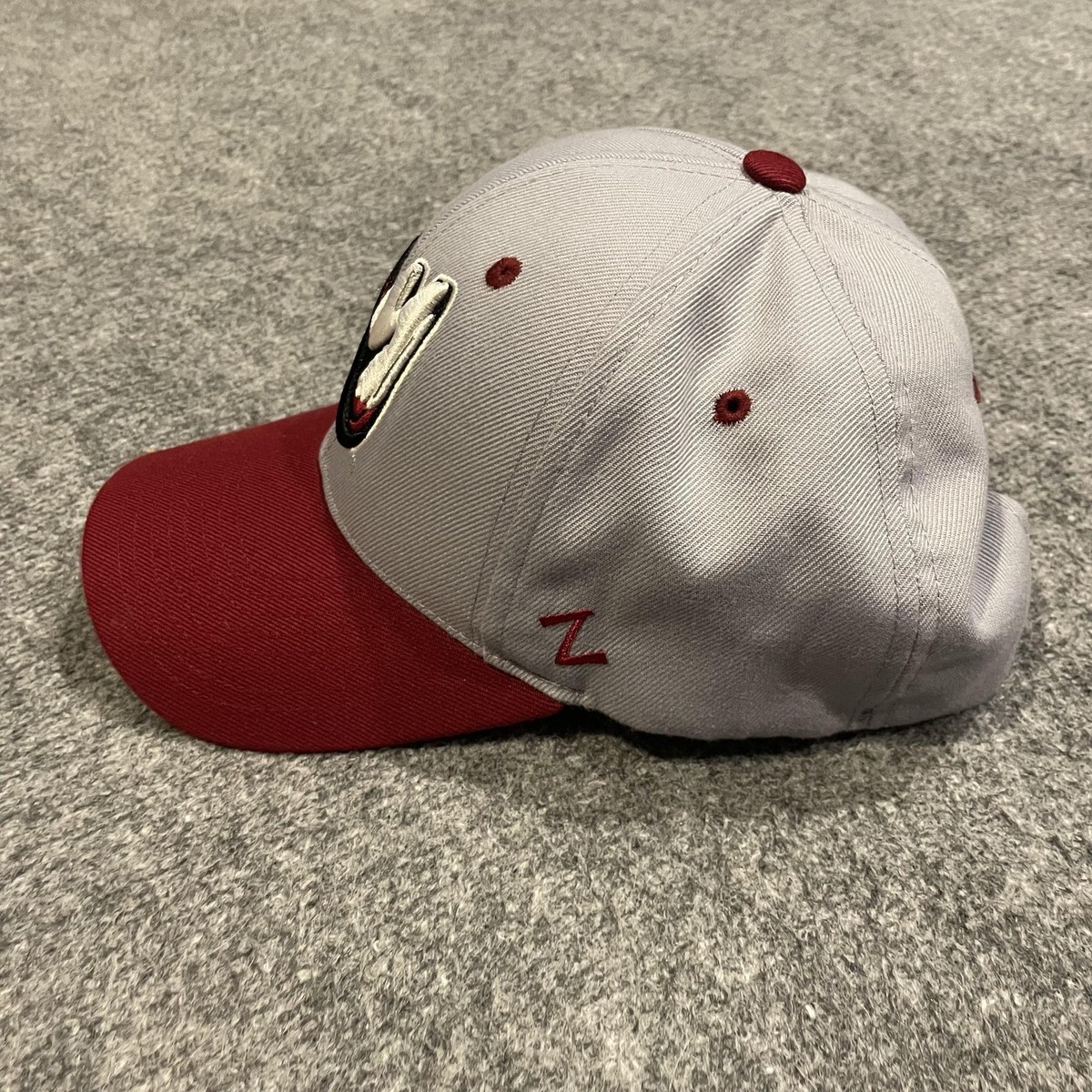 Colorado Mammoth Hat Snap Back One Size Gray Maroon NLL Lacrosse