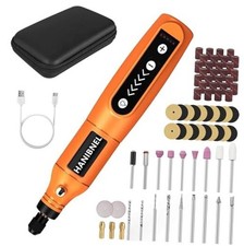 Mini Cordless Rotary Tool Kit, 5 Speed    Power Engraving Tool with 71